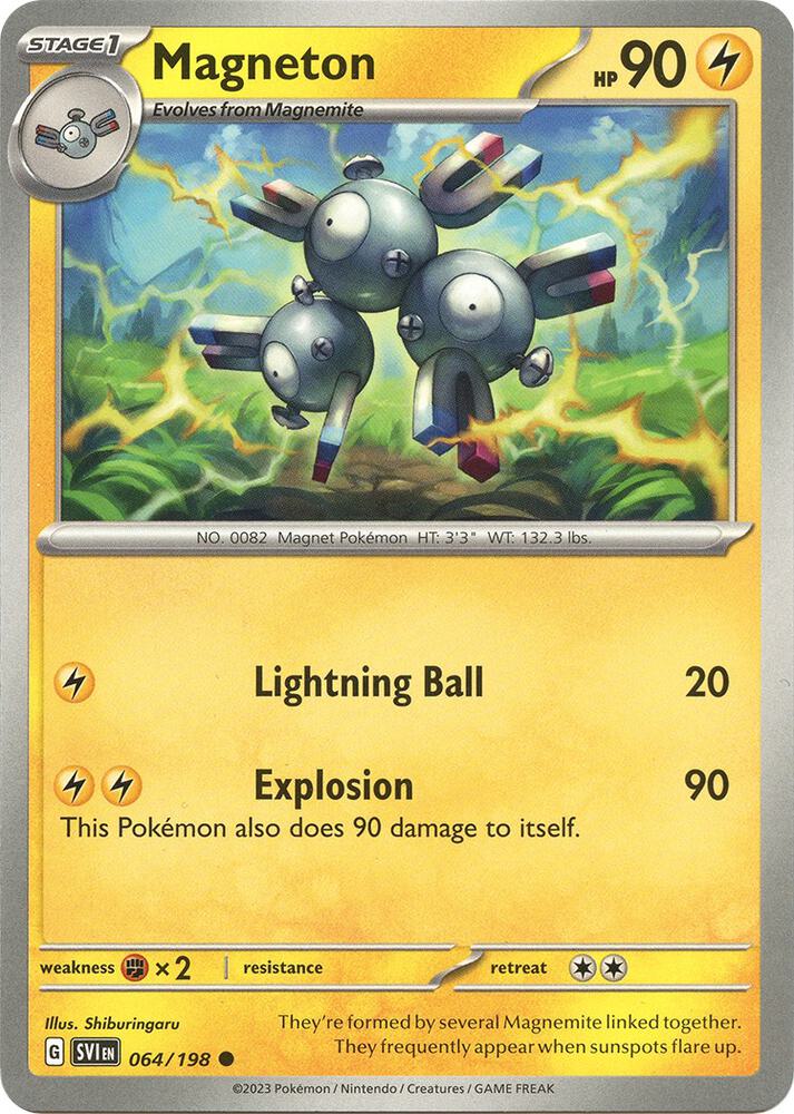Magneton Common SV01: Scarlet & Violet Base Set 064/198 NM