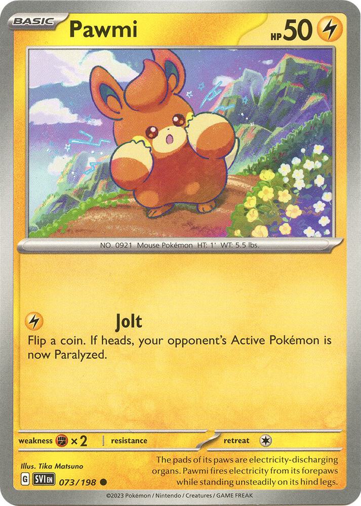 Pawmi - 073/198 Common SV01: Scarlet & Violet Base Set 073/198 NM