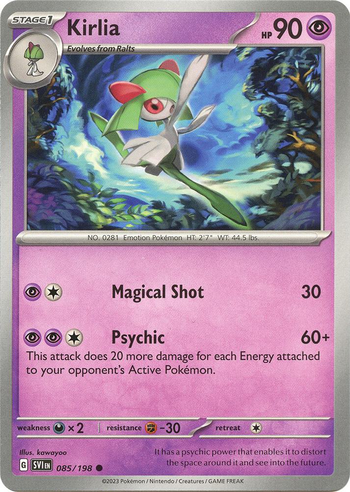 Kirlia - 085/198 Common SV01: Scarlet & Violet Base Set 085/198 NM