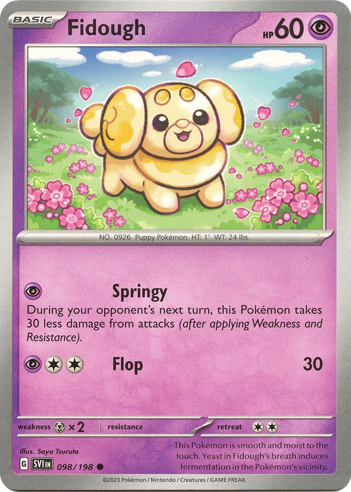 Fidough - 098/198 Common SV01: Scarlet & Violet Base Set 098/198 NM