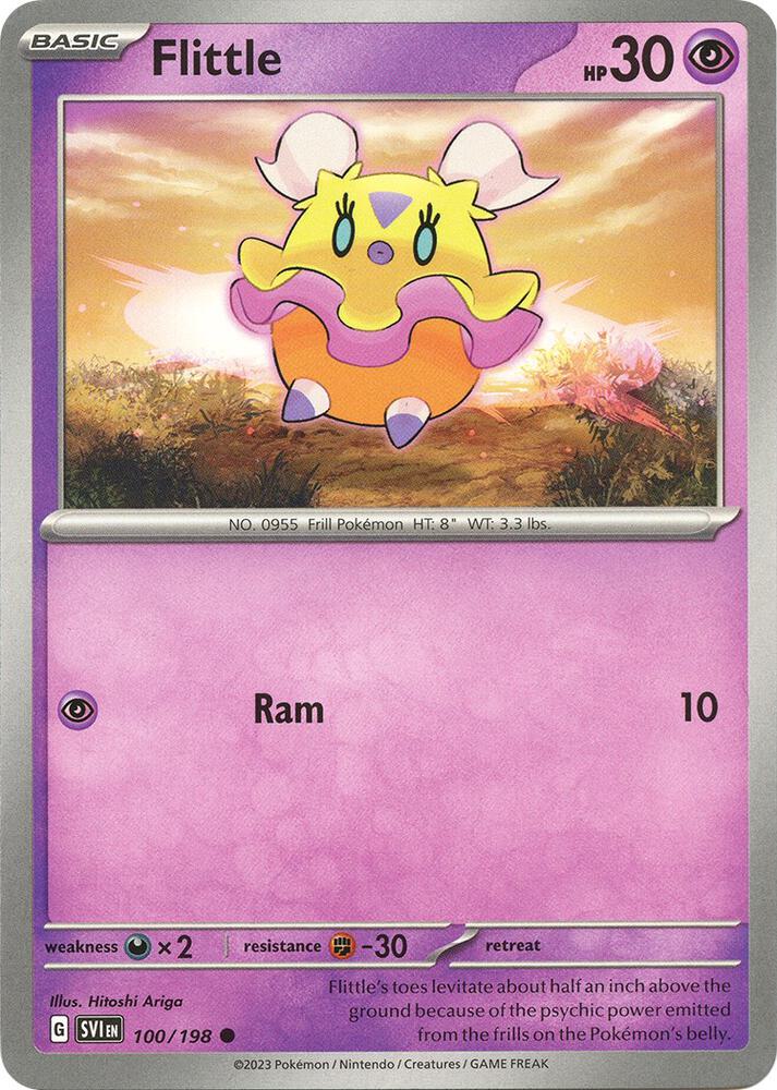 Flittle - 100/198 Reverse Holo Common SV01: Scarlet & Violet Base Set 100/198 NM