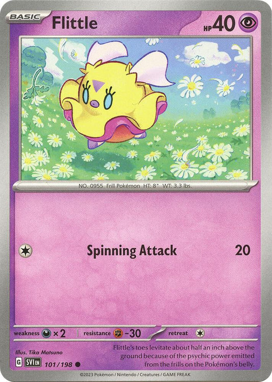 Flittle - 101/198 Reverse Holo Common SV01: Scarlet & Violet Base Set 101/198 NM