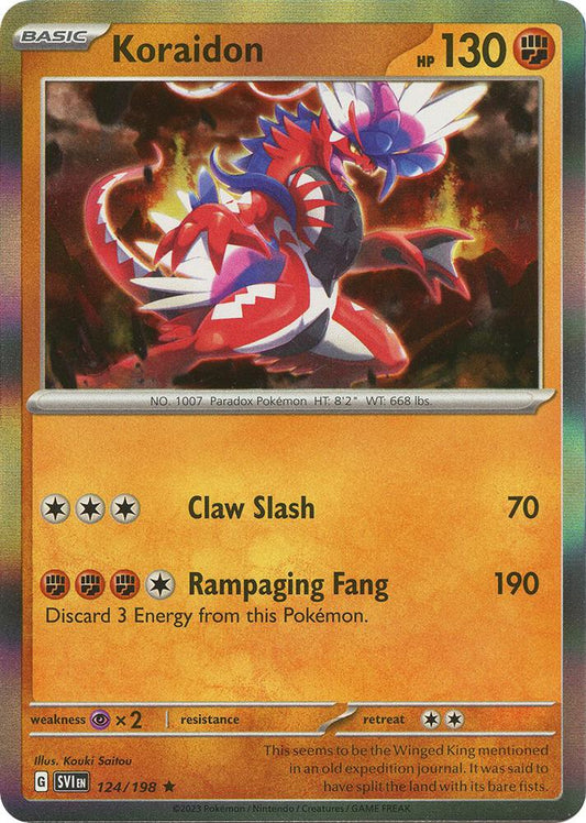 Koraidon Holo Rare SV01: Scarlet & Violet Base Set 124/198 NM
