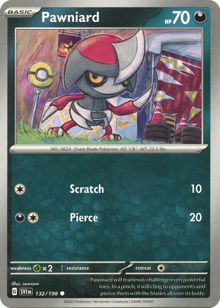 Pawniard Common SV01: Scarlet & Violet Base Set 132/198 NM