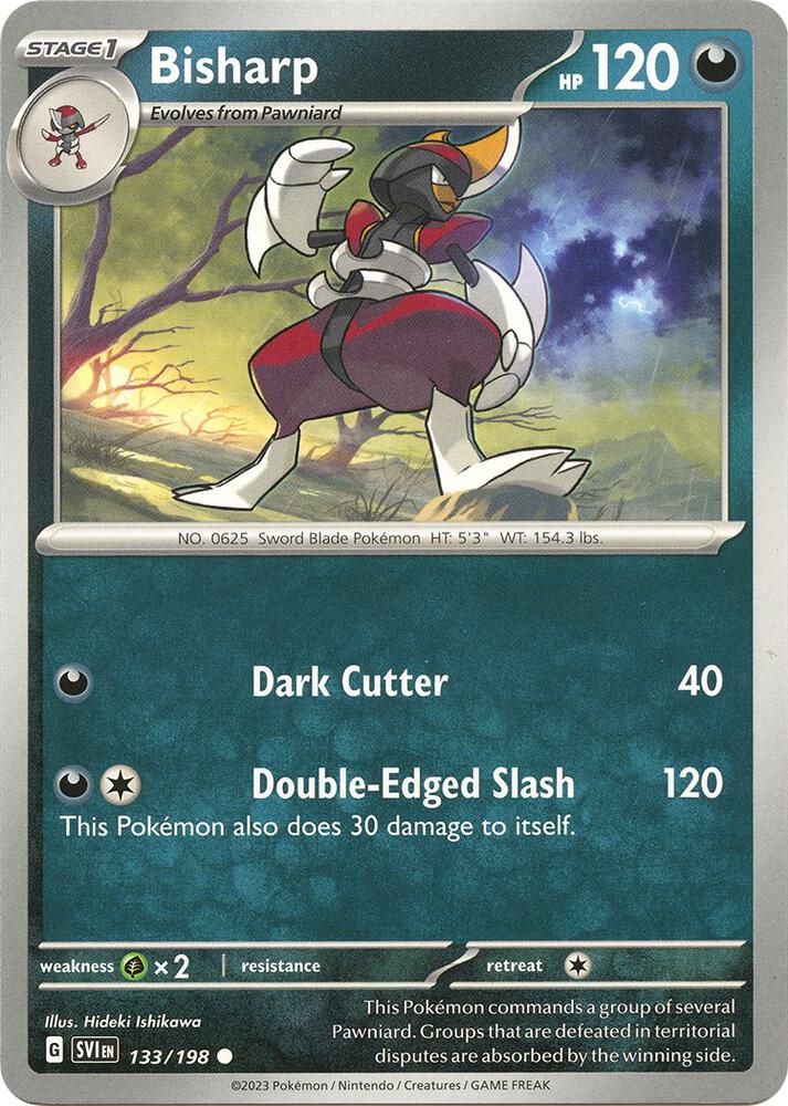 Bisharp Common SV01: Scarlet & Violet Base Set 133/198 NM