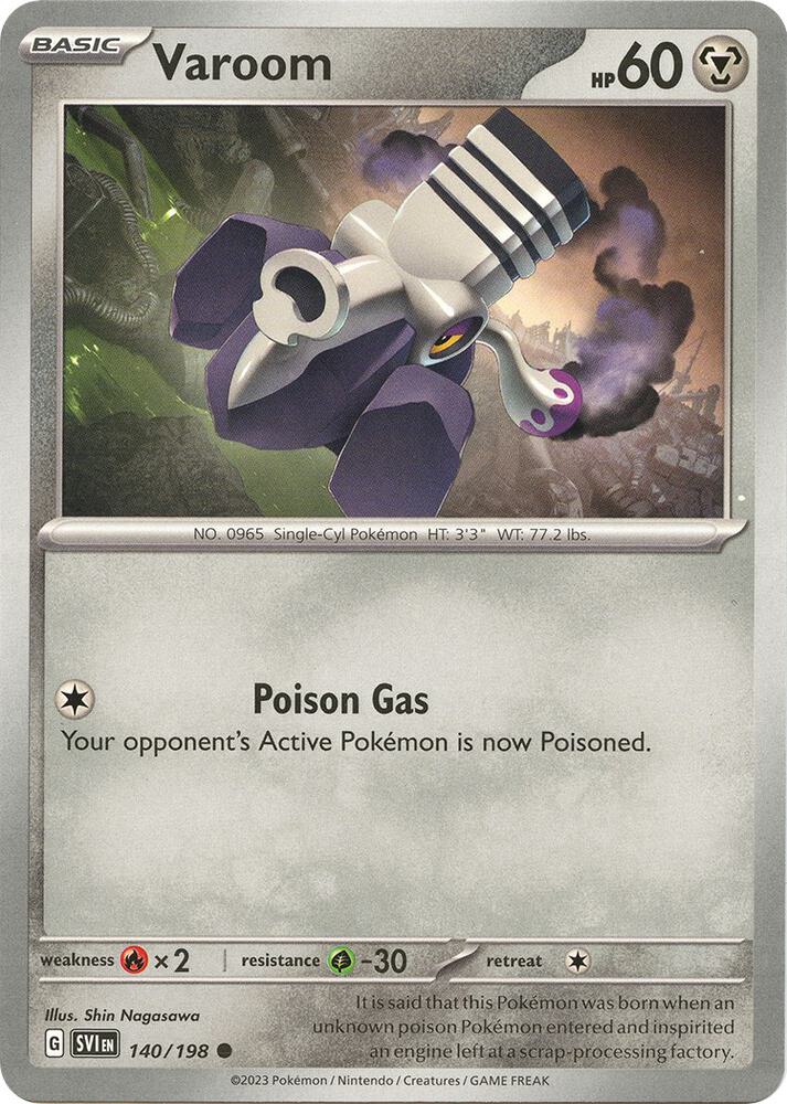 Varoom - 140/198 Common SV01: Scarlet & Violet Base Set 140/198 NM