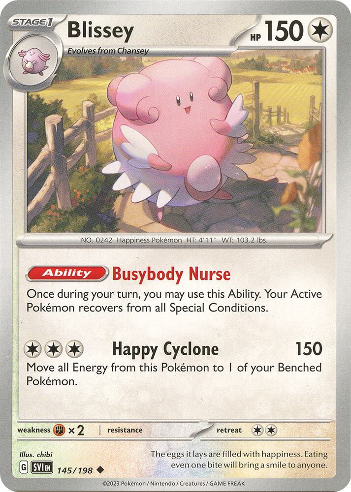 Blissey Uncommon SV01: Scarlet & Violet Base Set 145/198 NM