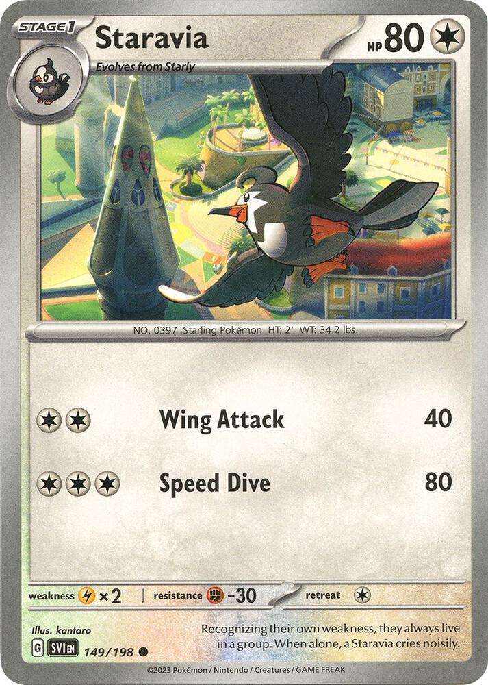 Staravia Common SV01: Scarlet & Violet Base Set 149/198 NM