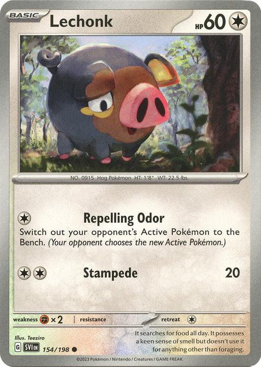 Lechonk - 154/198 Common SV01: Scarlet & Violet Base Set 154/198 NM