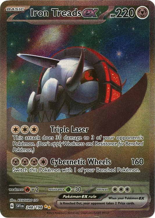 Iron Treads ex Holo Special Illustration Rare SV01: Scarlet & Violet Base Set 248/198 NM
