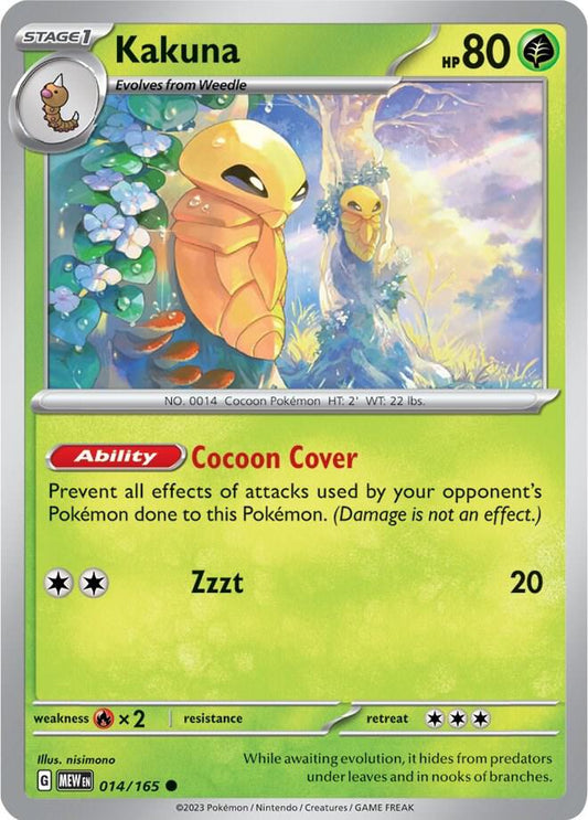 Kakuna Common SV: Scarlet & Violet 151 014/165 NM