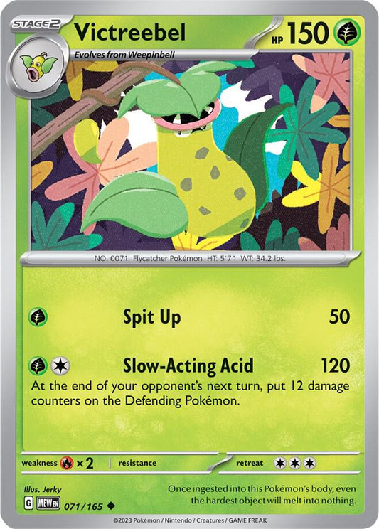 Victreebel Uncommon SV: Scarlet & Violet 151 071/165 NM