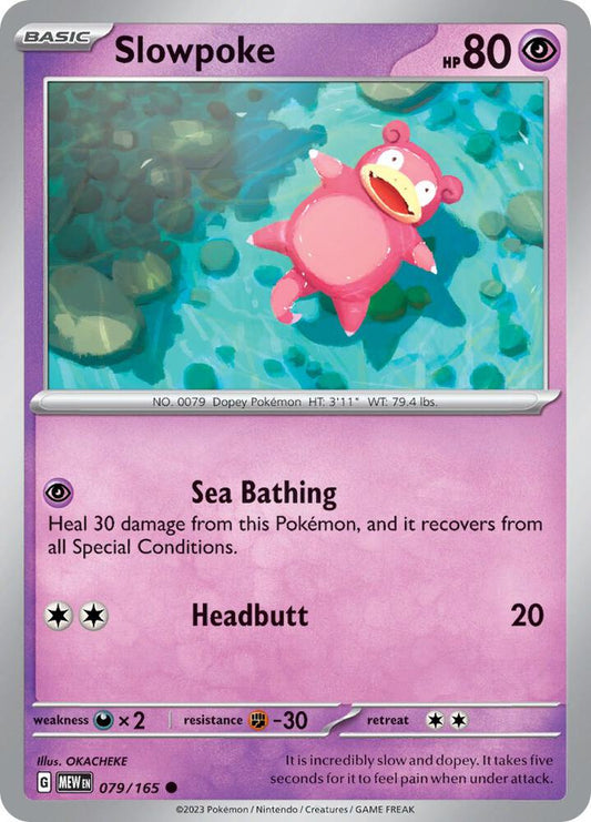 Slowpoke Common SV: Scarlet & Violet 151 079/165 NM