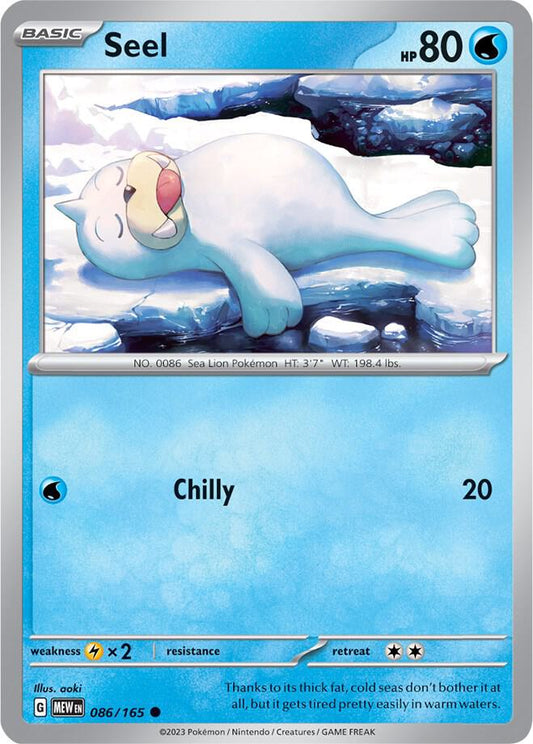 Seel Common SV: Scarlet & Violet 151 086/165 NM