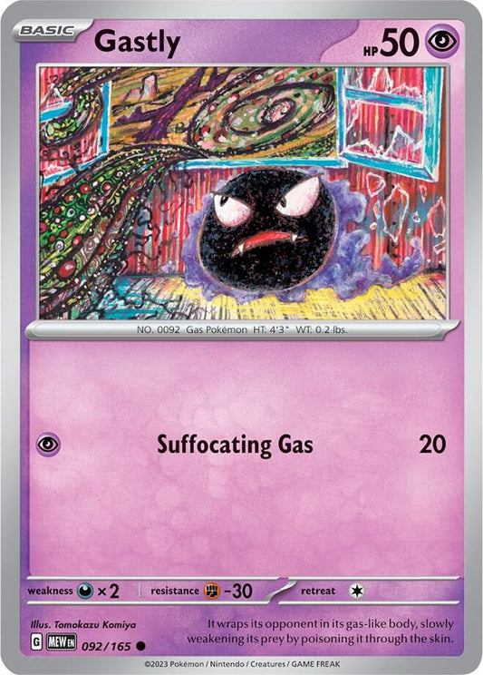 Gastly Common SV: Scarlet & Violet 151 092/165 NM