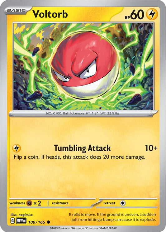 Voltorb Common SV: Scarlet & Violet 151 100/165 NM