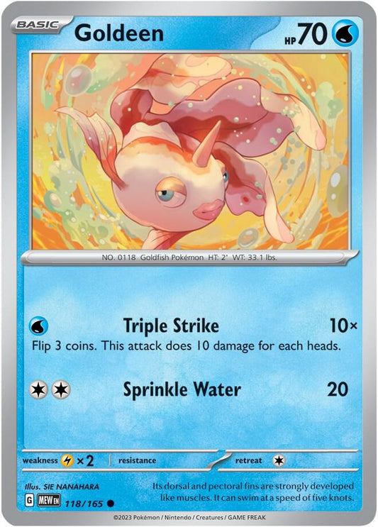 Goldeen Common SV: Scarlet & Violet 151 118/165 NM