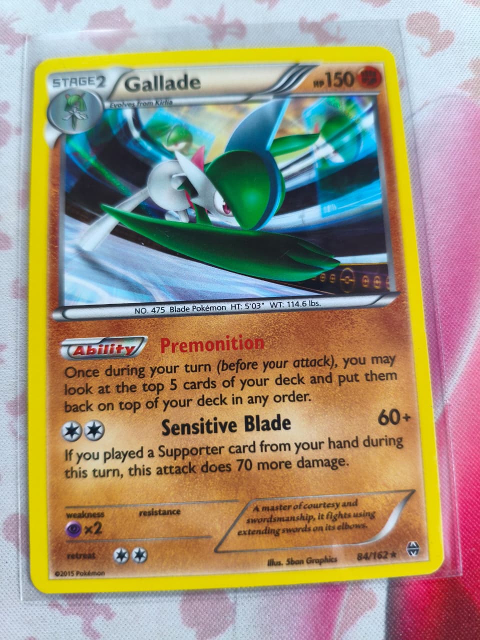 Gallade Holo Holo Rare XY - BREAKthrough 84/162 NM