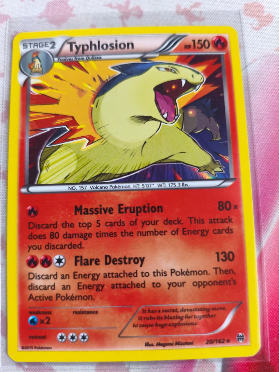 Typhlosion Holo Holo Rare XY - BREAKthrough 20/162 NM
