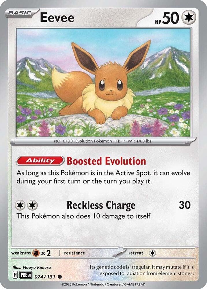 Eevee Common SV: Prismatic Evolutions 074/131 NM