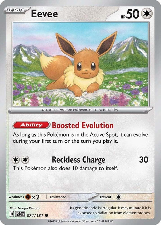 Eevee Common SV: Prismatic Evolutions 074/131 NM