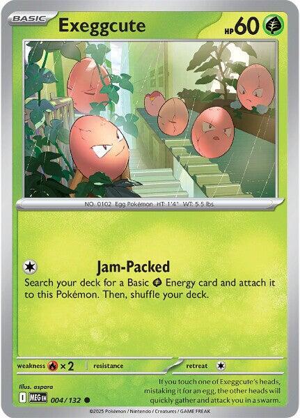 Exeggcute Common ME01: Mega Evolution 004/132 NM