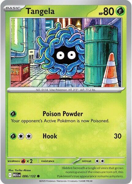 Tangela Common ME01: Mega Evolution 006/132 NM