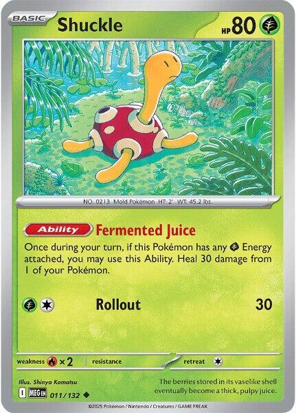 Shuckle - 011/132 Uncommon ME01: Mega Evolution 011/132 NM