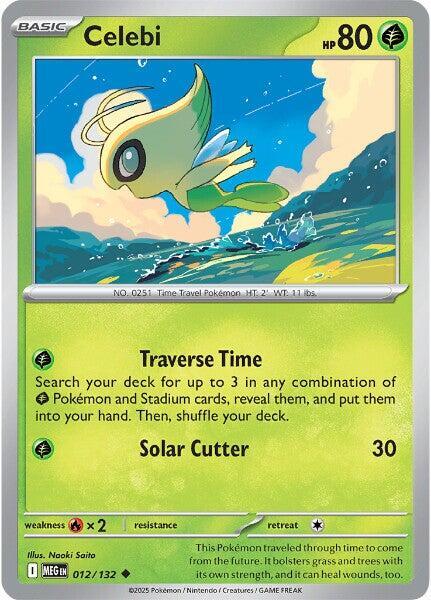 Celebi Uncommon ME01: Mega Evolution 012/132 NM