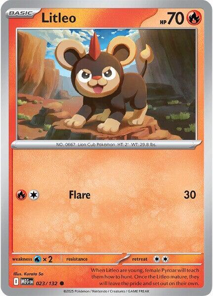 Litleo - 023/132 Common ME01: Mega Evolution 023/132 NM