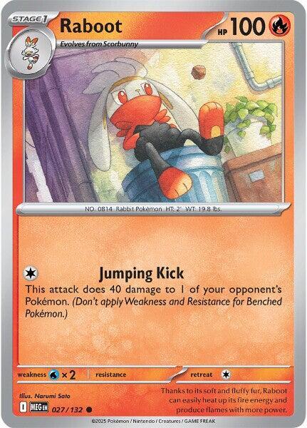 Raboot Common ME01: Mega Evolution 027/132 NM