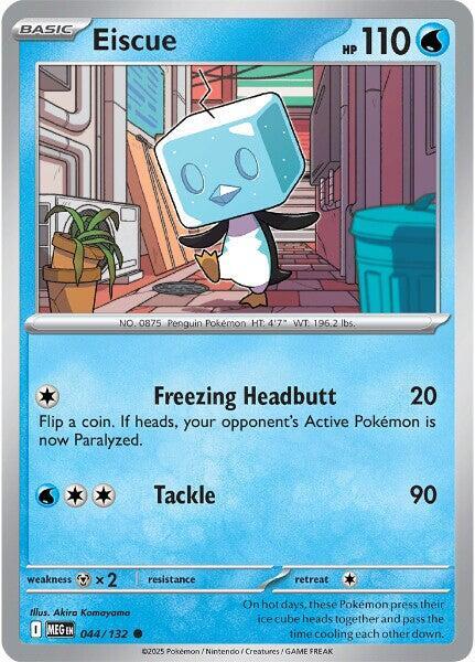 Eiscue Reverse Holo Common ME01: Mega Evolution 044/132 NM