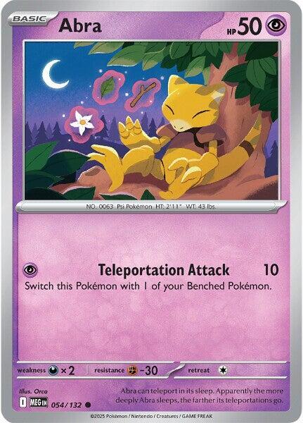Abra Common ME01: Mega Evolution 054/132 NM