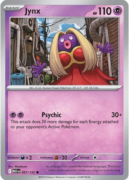 Jynx Common ME01: Mega Evolution 057/132 NM