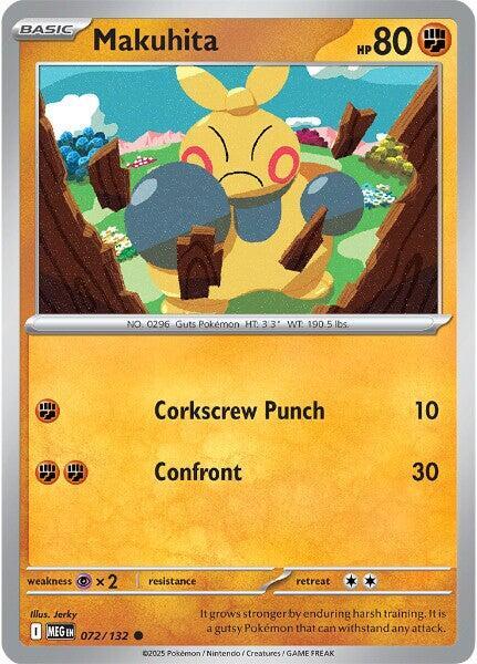 Makuhita Common ME01: Mega Evolution 072/132 NM