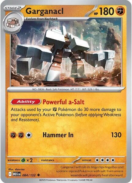 Garganacl - 084/132 Uncommon ME01: Mega Evolution 084/132 NM