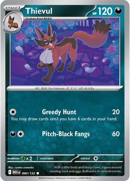Thievul Common ME01: Mega Evolution 090/132 NM