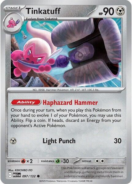 Tinkatuff Common ME01: Mega Evolution 097/132 NM