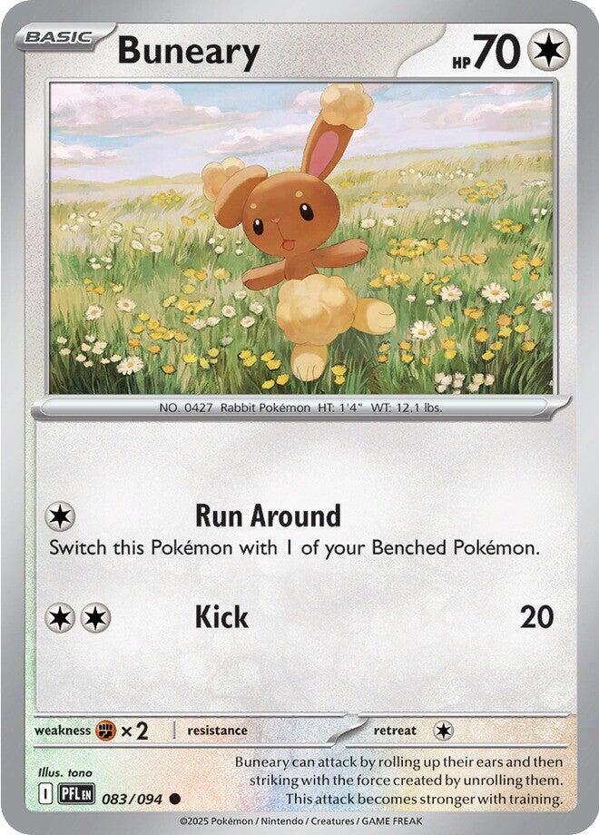 Buneary Reverse Holo Common ME02: Phantasmal Flames 083/094 NM