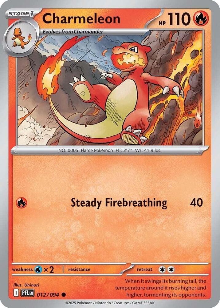 Charmeleon Common ME02: Phantasmal Flames 012/094 NM