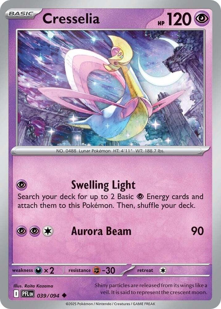Cresselia Uncommon ME02: Phantasmal Flames 039/094 NM