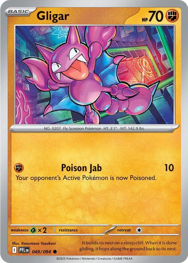Gligar Common ME02: Phantasmal Flames 049/094 NM