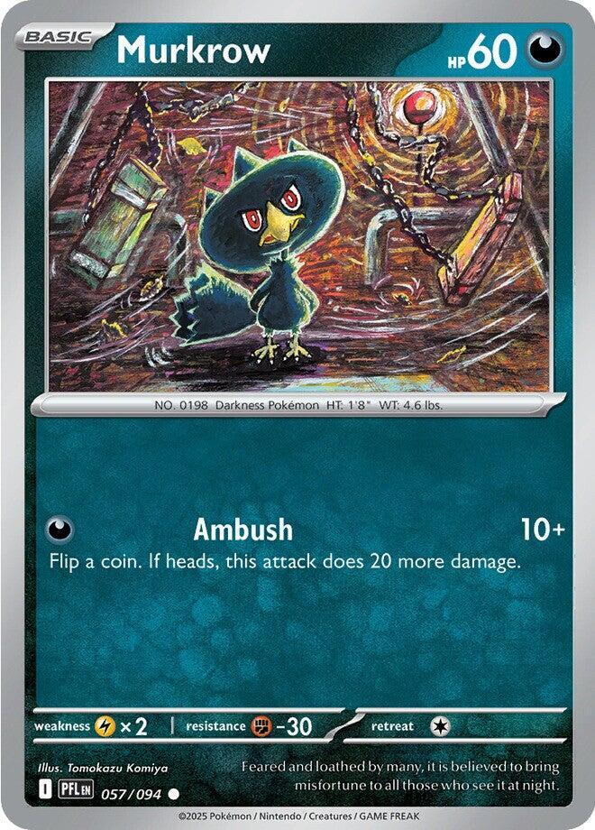 Murkrow Common ME02: Phantasmal Flames 057/094 NM