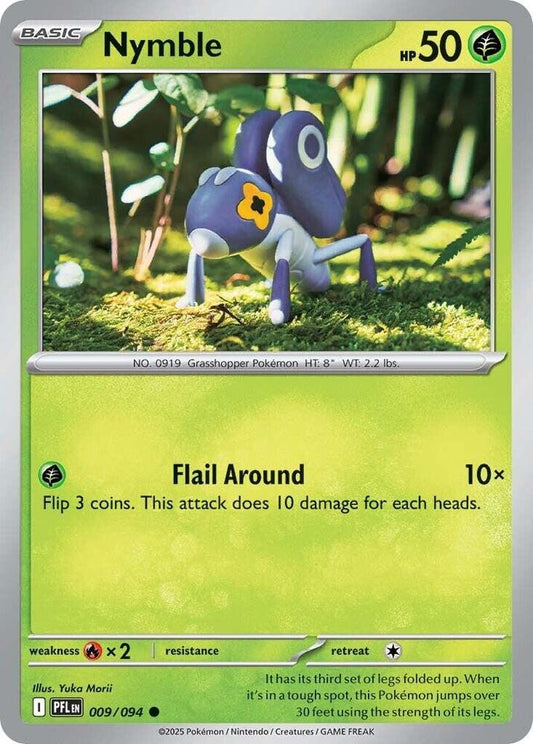 Nymble - 009/094 Reverse Holo Common ME02: Phantasmal Flames 009/094 NM