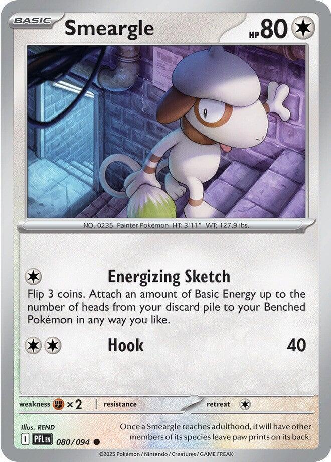 Smeargle Reverse Holo Common ME02: Phantasmal Flames 080/094 NM