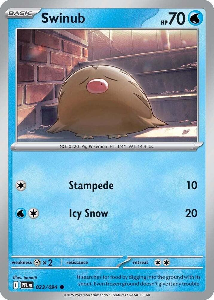 Swinub Common ME02: Phantasmal Flames 023/094 NM