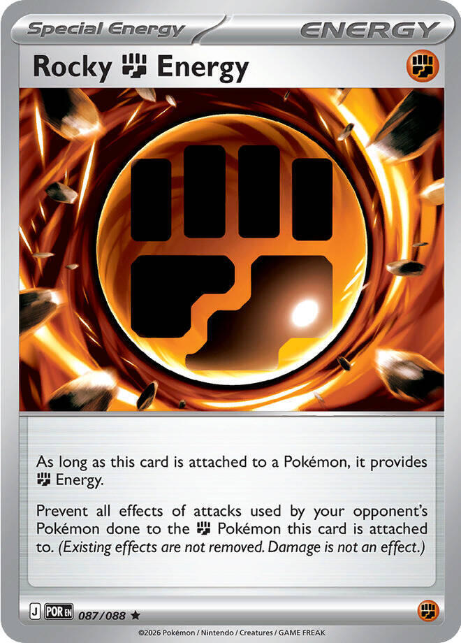 Rocky Fighting Energy Holo Rare - Perfect Order