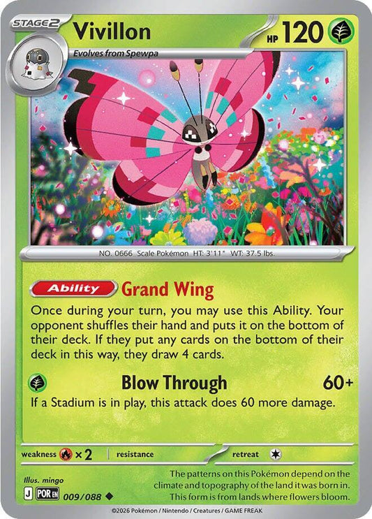 Vivillon Reverse Holo - Perfect Order