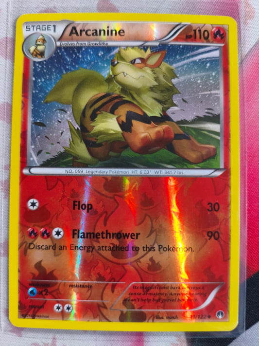 Arcanine Reverse Holo Uncommon XY - BREAKpoint 11/122 NM