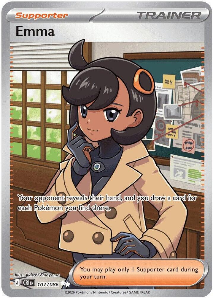 Emma - 107/086 Holo Ultra Rare ME04: Chaos Rising 107/086 NM